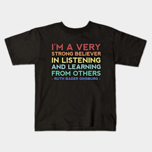 RBG Quotes - Inspire Your Success In Business And In Life Kids T-Shirt